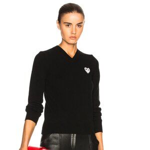 Play Comme de Garçons Navy Sweater